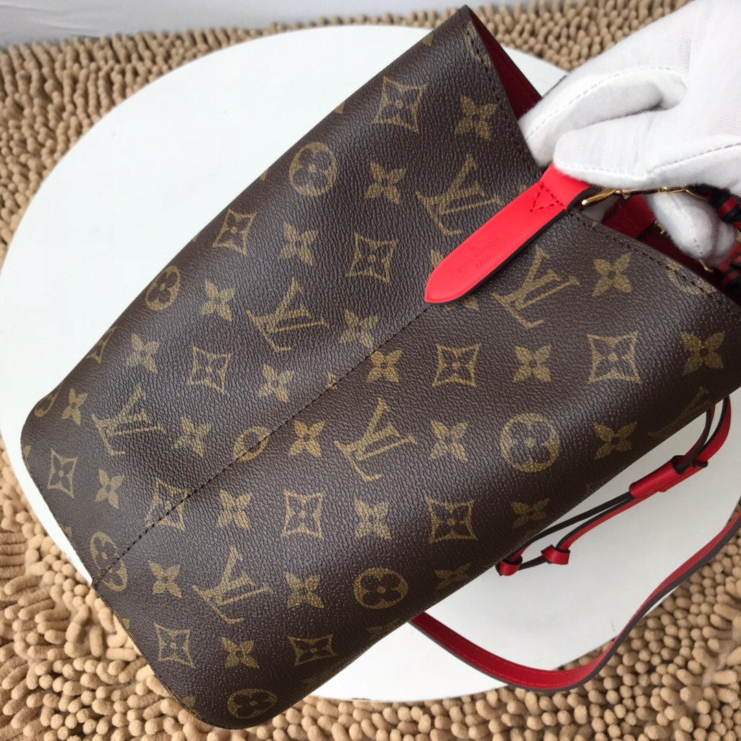 L0vis Vvtt0n New woven NEONOE bag with red M43985