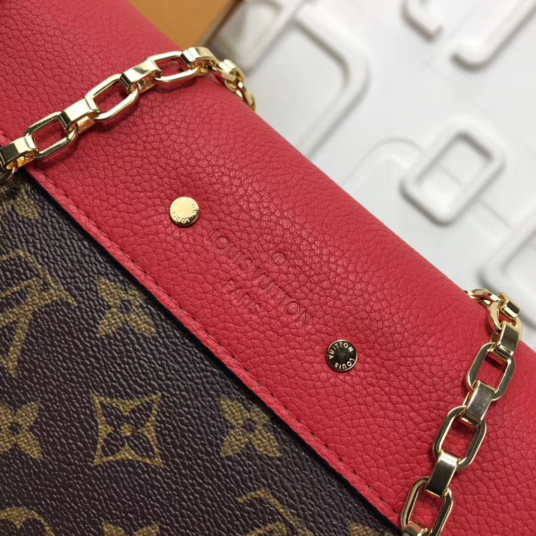 Lious Vvtt0n Pallas chain shoulder Red bag M41200