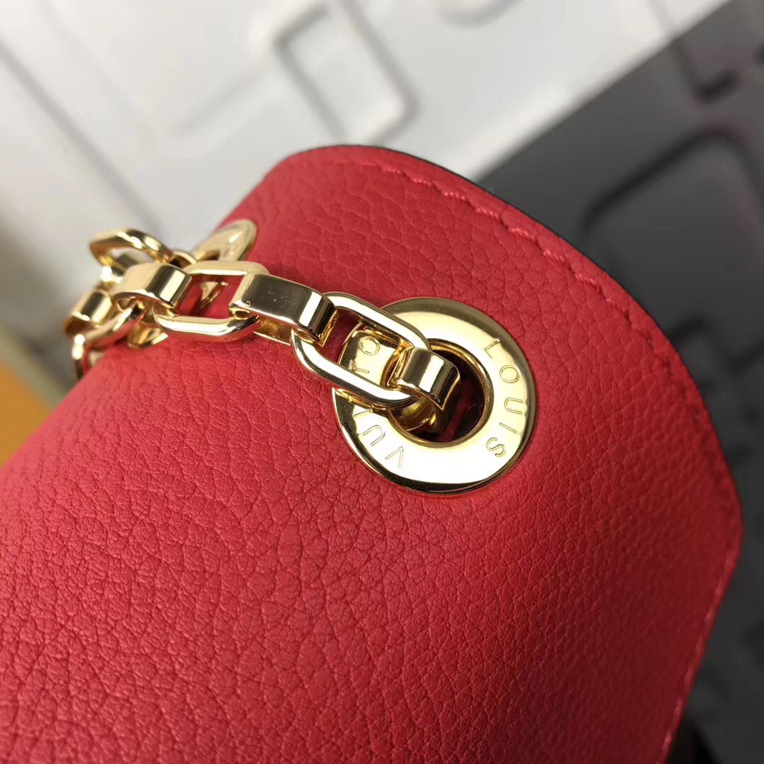 Lious Vvtt0n Pallas chain shoulder Red bag M41200