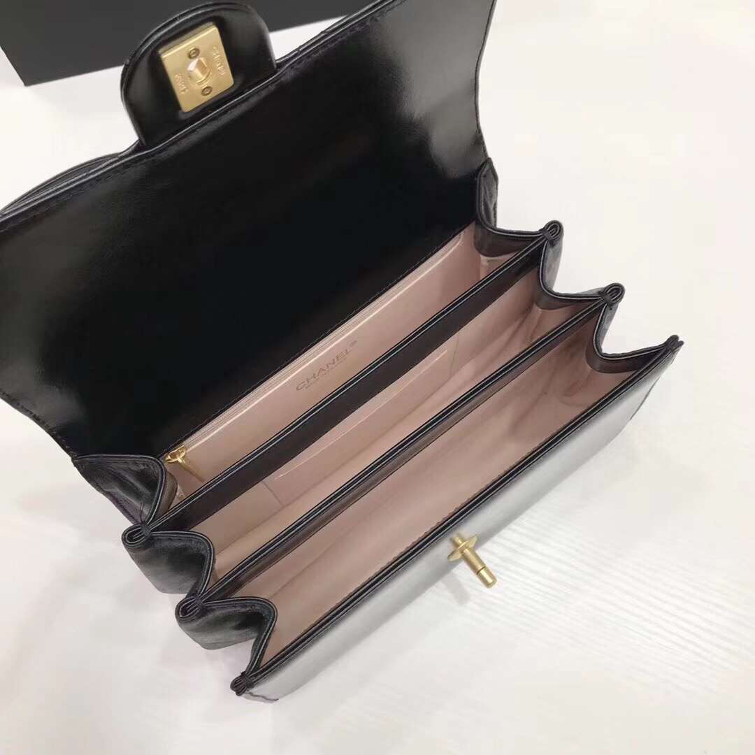 Ch**el Flap Bag with Black