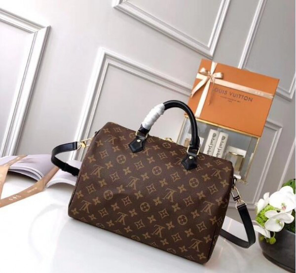 L0vis Vvtt0n SPEEDY Bag with Monogram 30cm