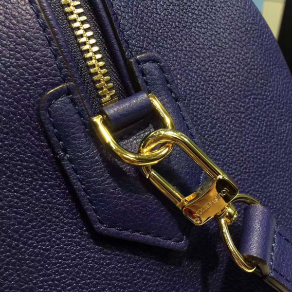 L0vis Vvtt0n SPEEDY Bag with Navy Blue 30cm