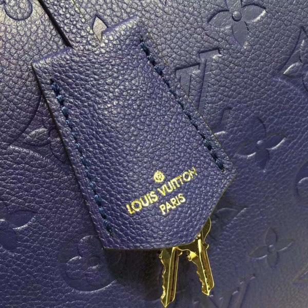 L0vis Vvtt0n SPEEDY Bag with Navy Blue 30cm