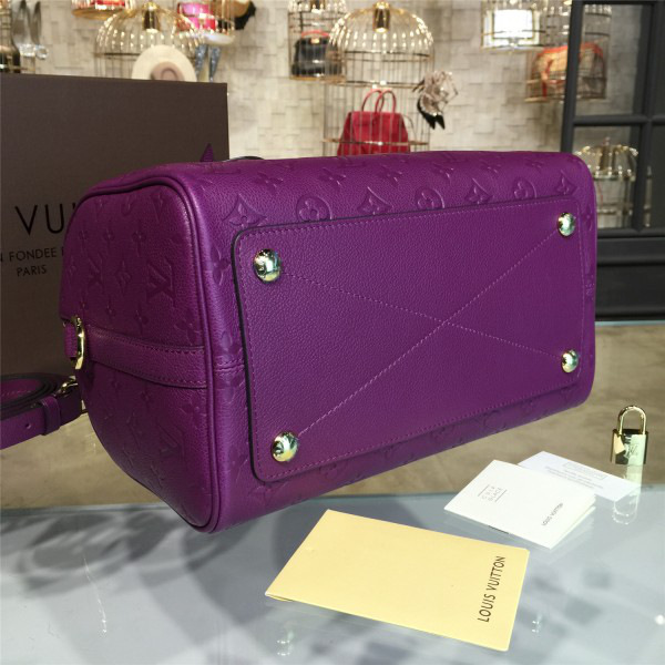 L0vis Vvtt0n SPEEDY Bag with Purple 30cm