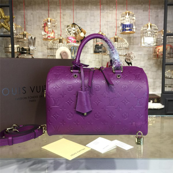 L0vis Vvtt0n SPEEDY Bag with Purple 30cm