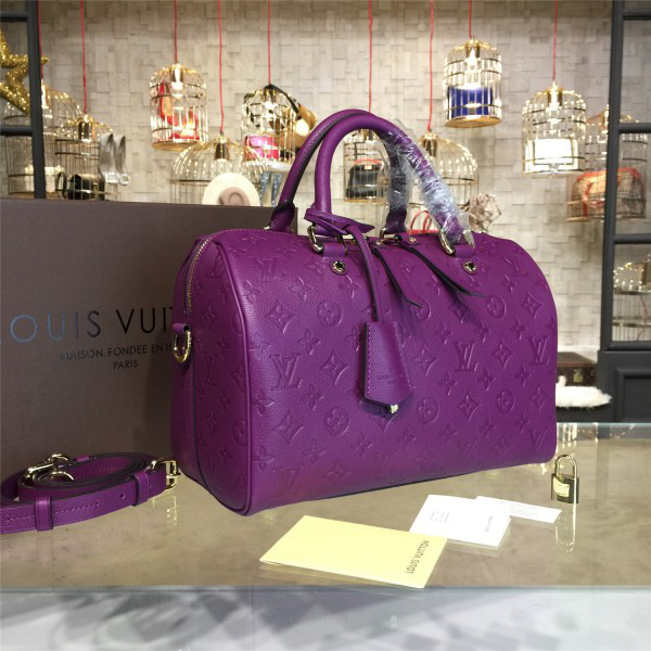 L0vis Vvtt0n SPEEDY Bag with Purple 30cm