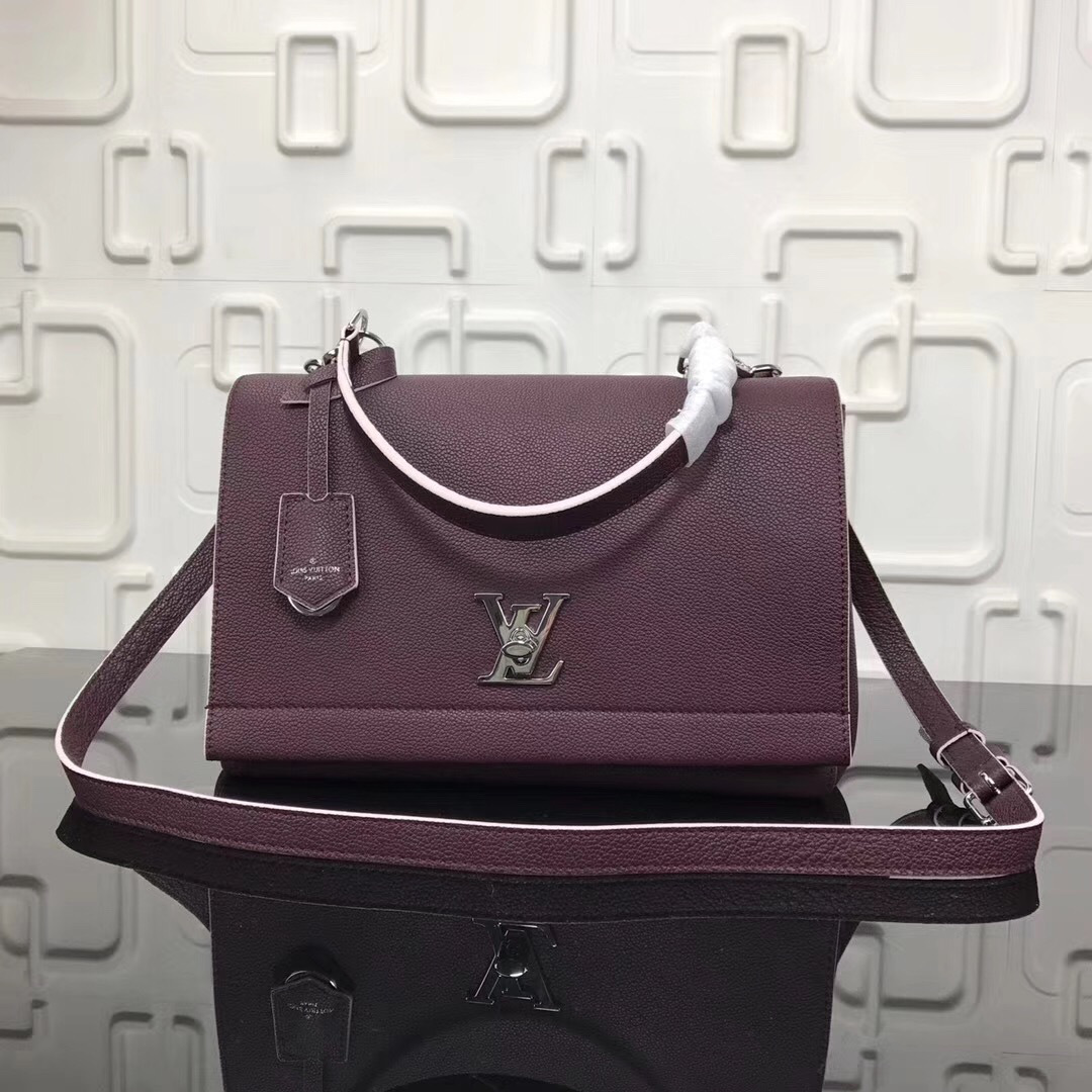 L0vis Vvtt0n Lockme Burgundy Bag M50250