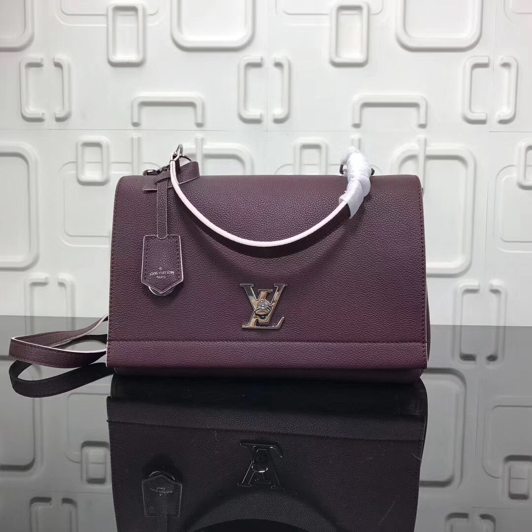 L0vis Vvtt0n Lockme Burgundy Bag M50250
