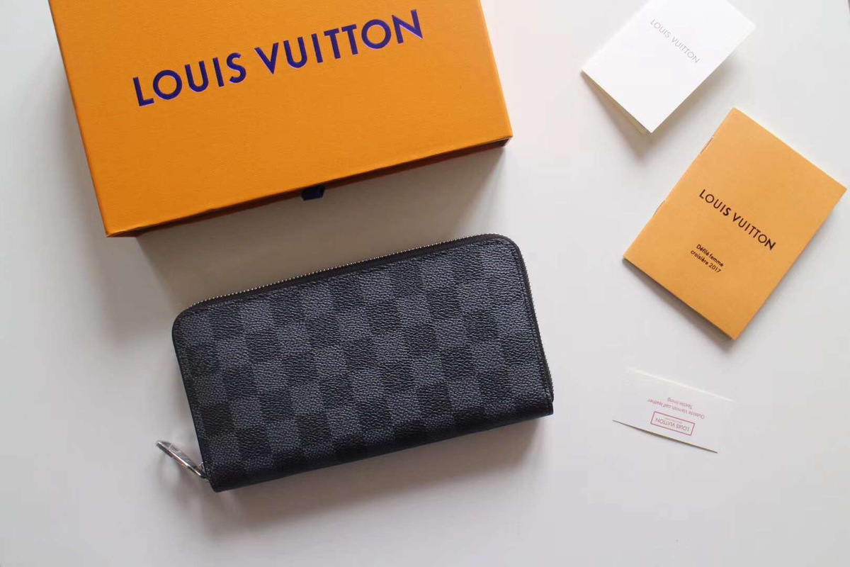 L0vis Vvtt0n Original Monogram Canvas Black Wallet N60017
