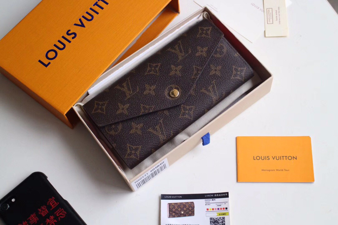 L0vis Vvtt0n Original Monogram Envelope Red Wallet M62235