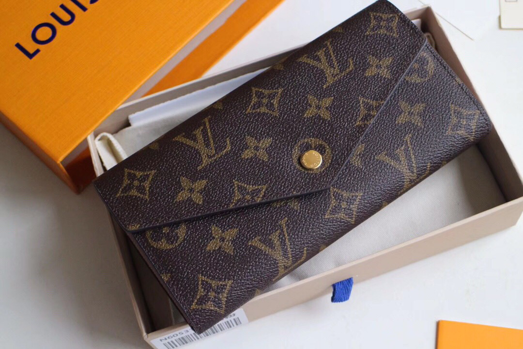 L0vis Vvtt0n Original Monogram Envelope Brown Wallet M62235