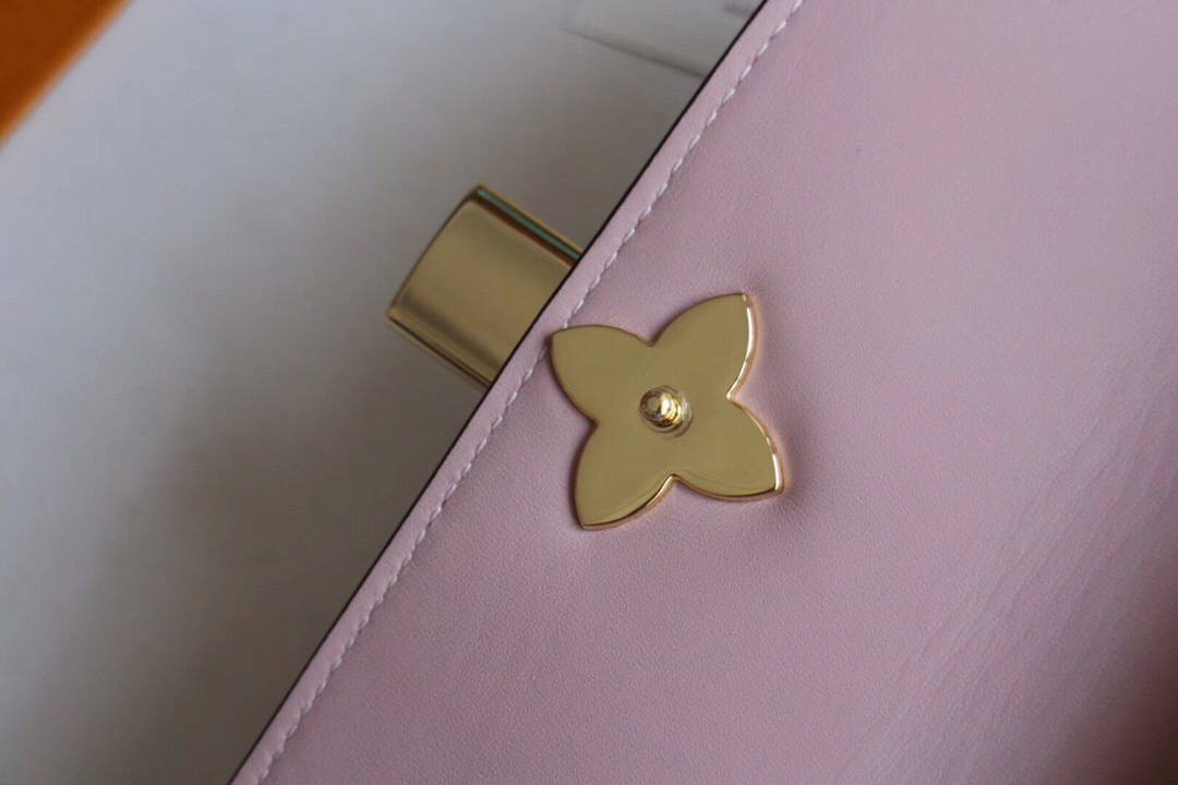 L0vis Vvtt0n Monogram Unisex Long Wallets with Pink
