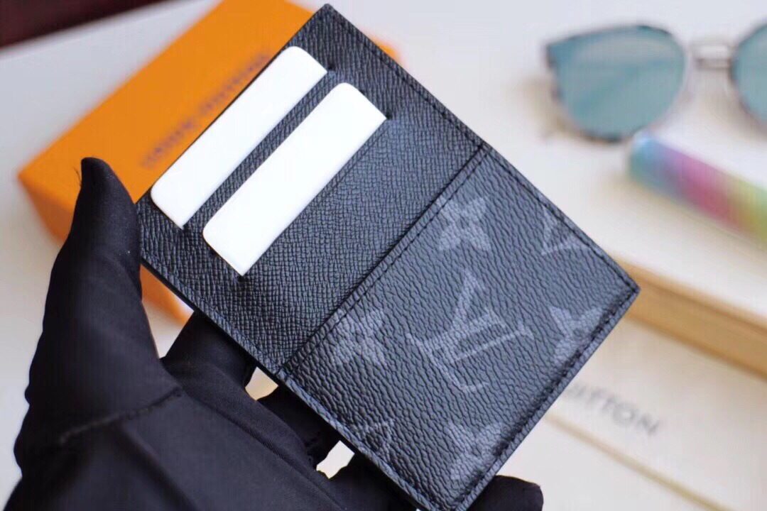L0vis Vvtt0n Neo Porte Cartes Monogram Macassar Canvas