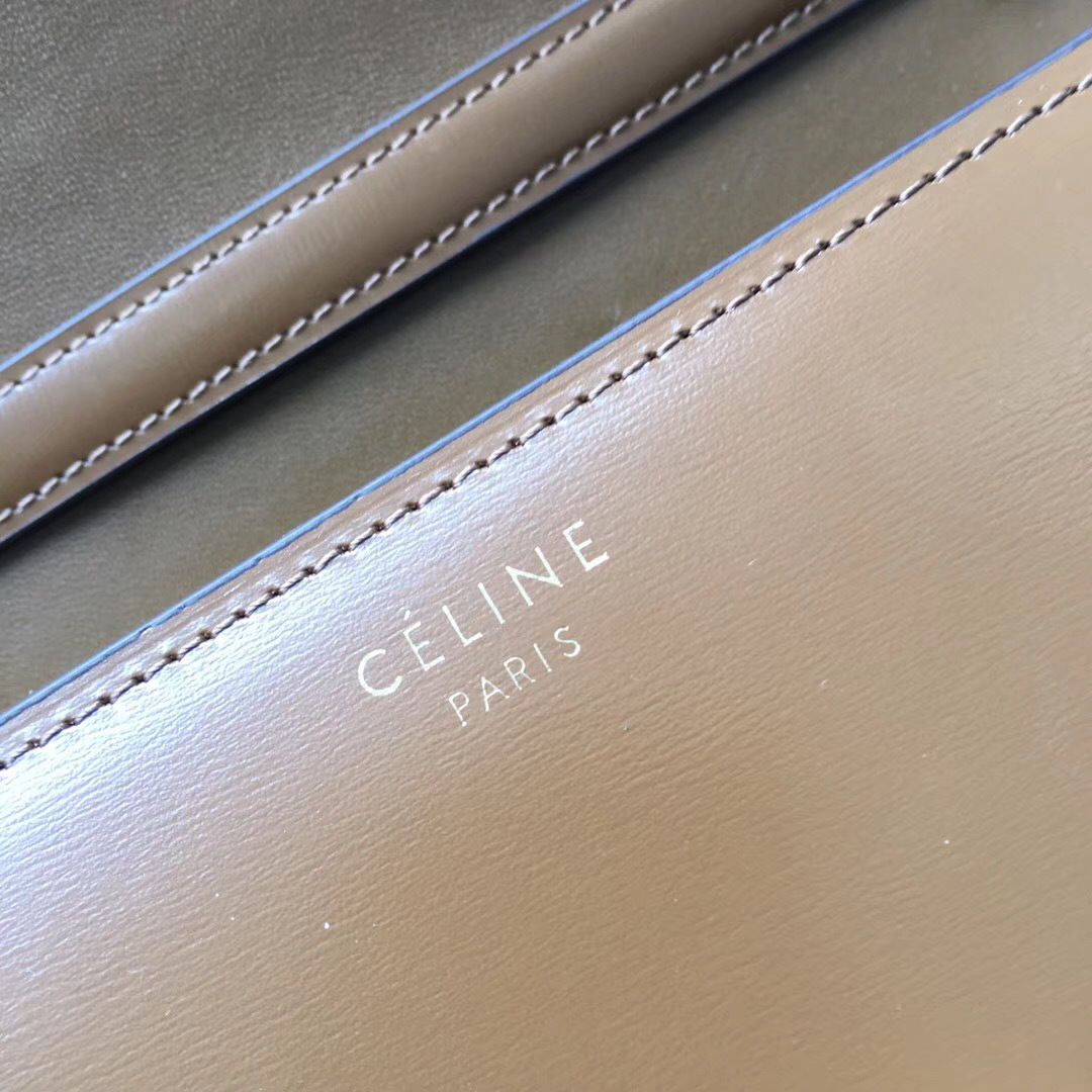 Ce1i*e Classic Bag in Box Calfskin Smooth Leather