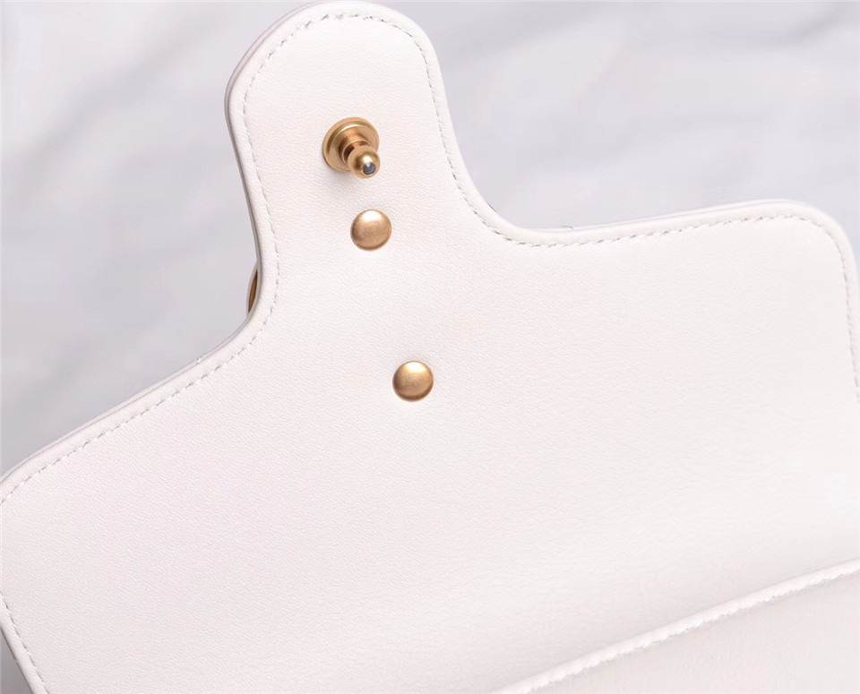 Gvc*1 Marmont mini top Crossbady handle bag with White 547260