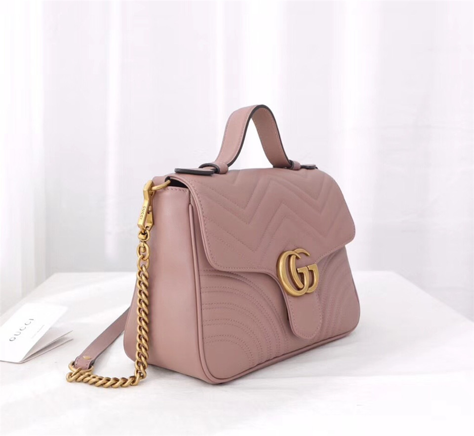 Gvc*1 Marmont Crossbady handle bag with Pink 498110