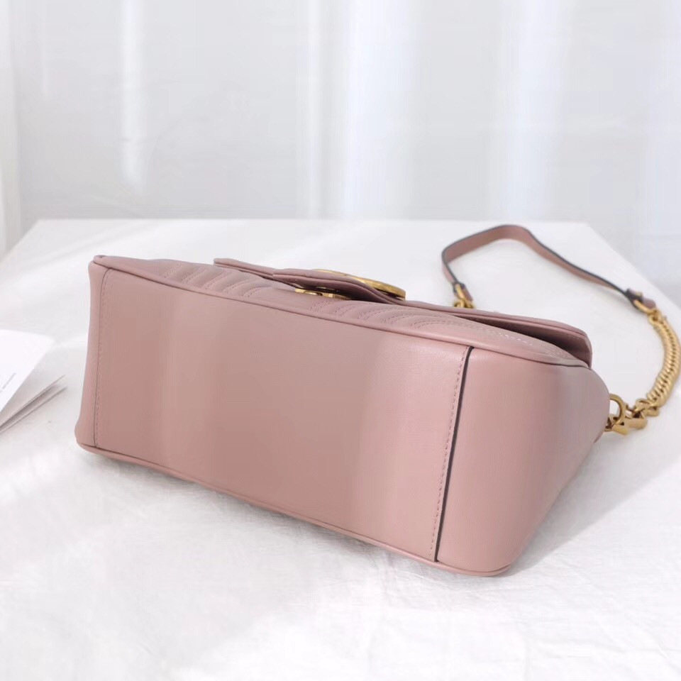 Gvc*1 Marmont Crossbady handle bag with Pink 498110