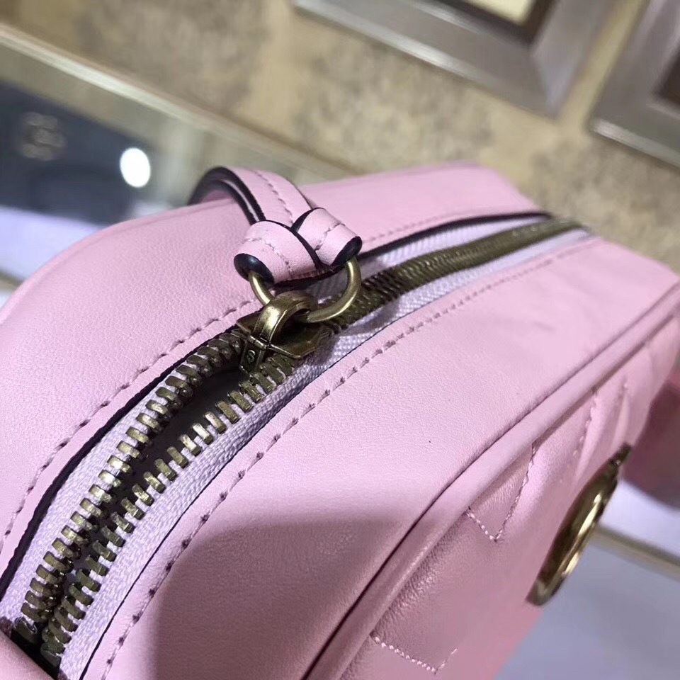 Gvc*1 Marmont matelassé mini bag in Pink