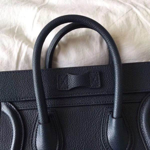 Ce1i*e Micro Luggage Calfskin Handbag in Blue