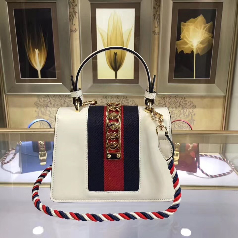 Gvc*1 Sylvie leather mini bag in White 470270
