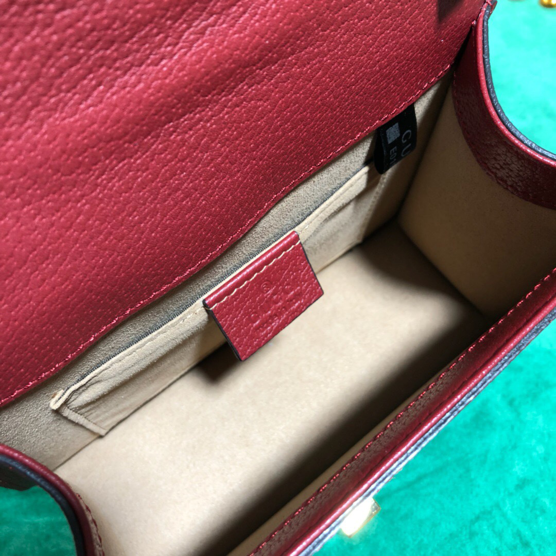 Gvc*1 Sylvie leather bag in Red 470270