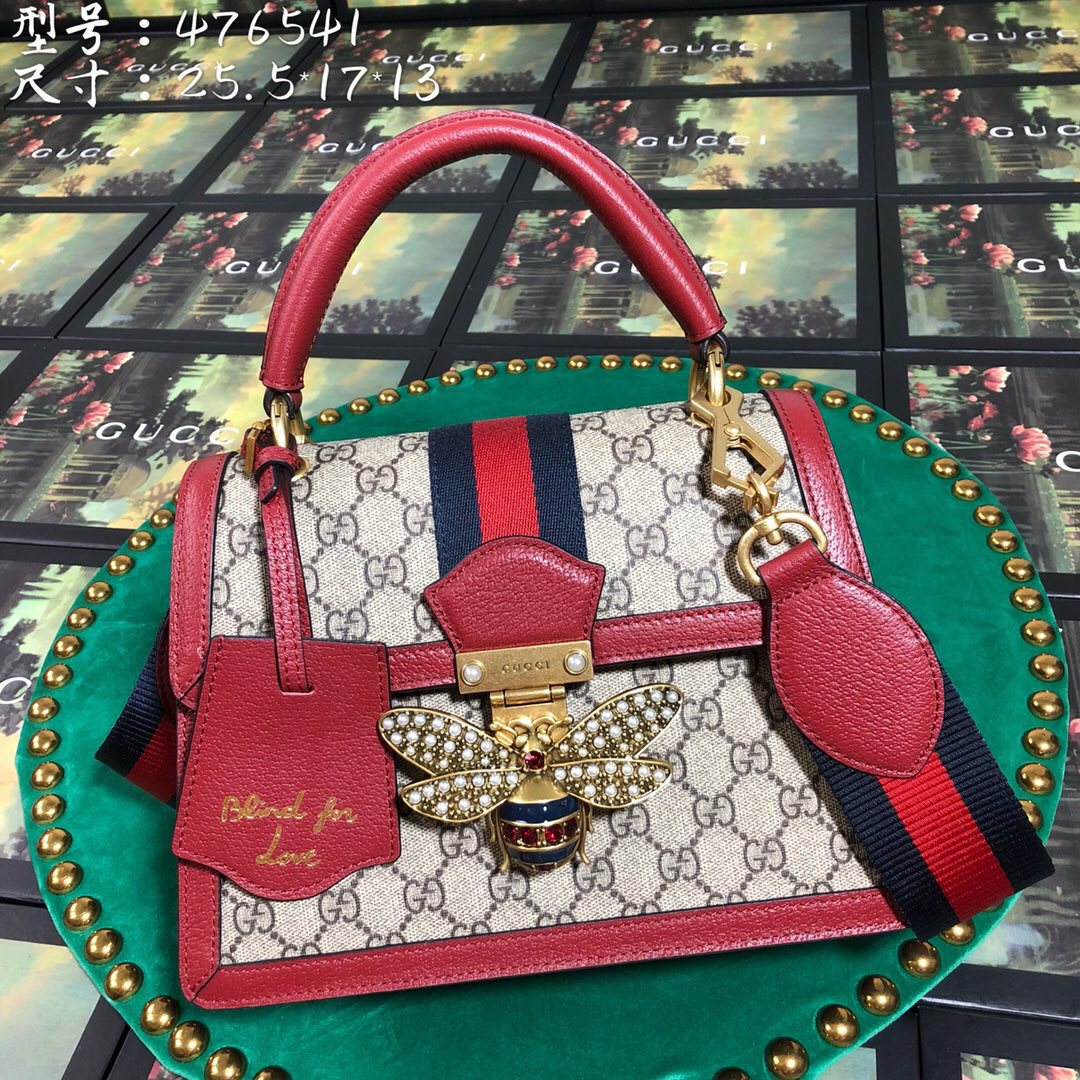 Gvc*1 Queen Margaret small top handle bag in Red 476541