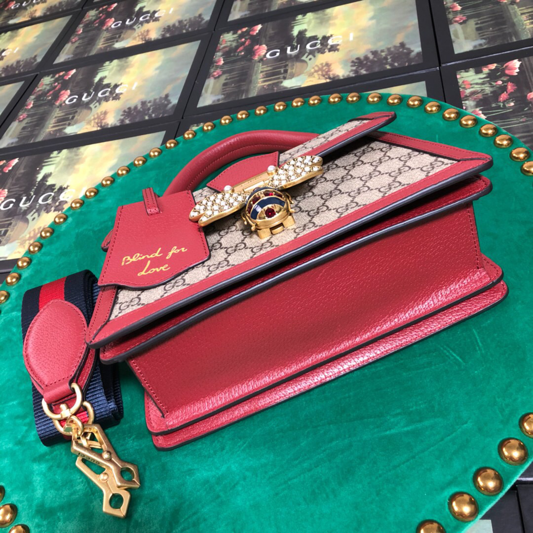 Gvc*1 Queen Margaret small top handle bag in Red 476541