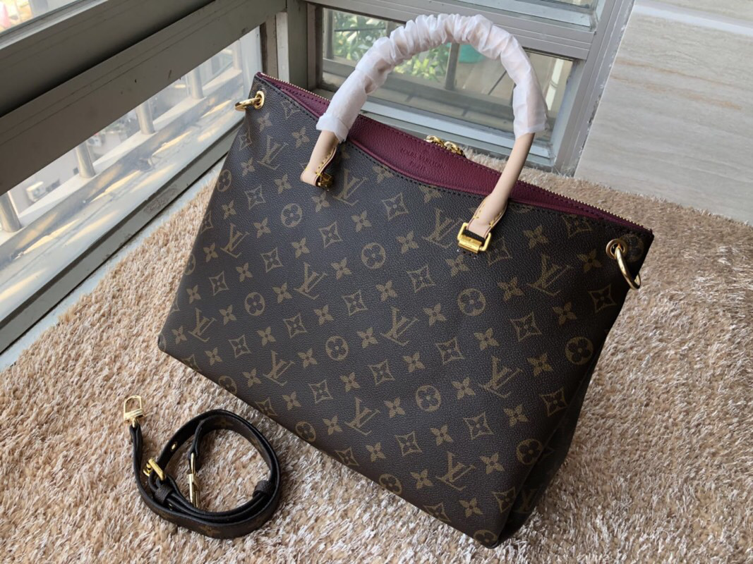 L0vis Vvtt0n Monogram Pallas in burgundy M40906