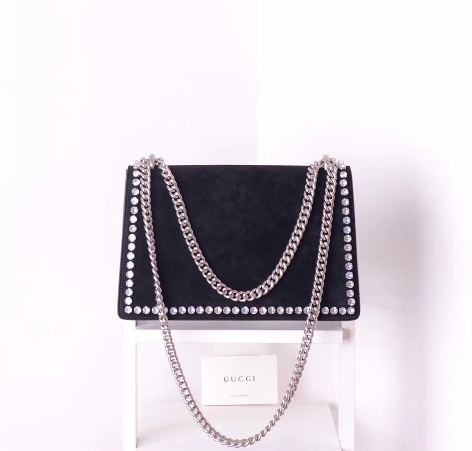 Gvc*1 Dionysus Calfskin Black Bag 400249