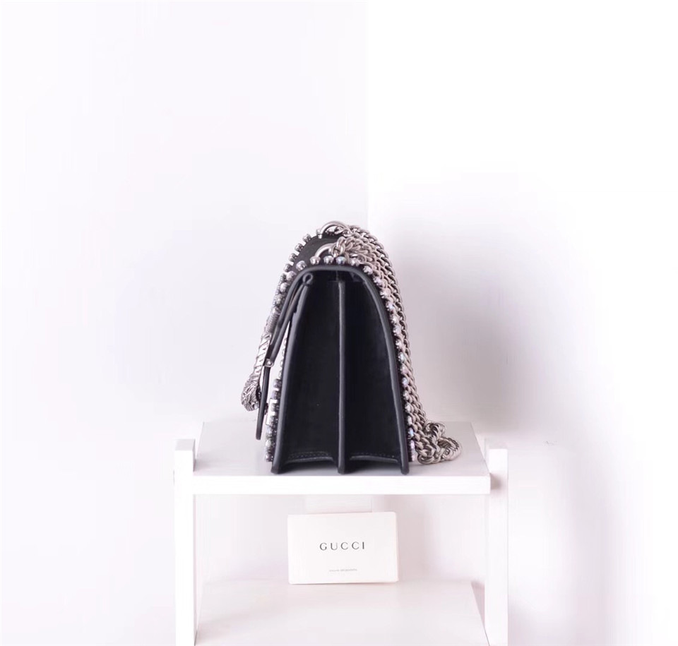 Gvc*1 Dionysus Calfskin Black Bag 400249