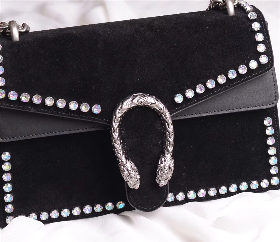 Gvc*1 Dionysus Calfskin Black Bag 400249