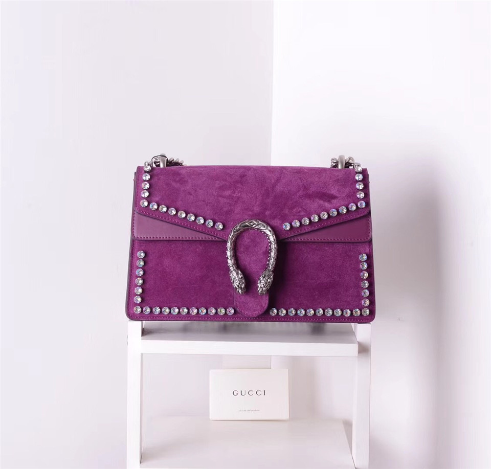 Gvc*1 Dionysus Calfskin Purple Bag 400249