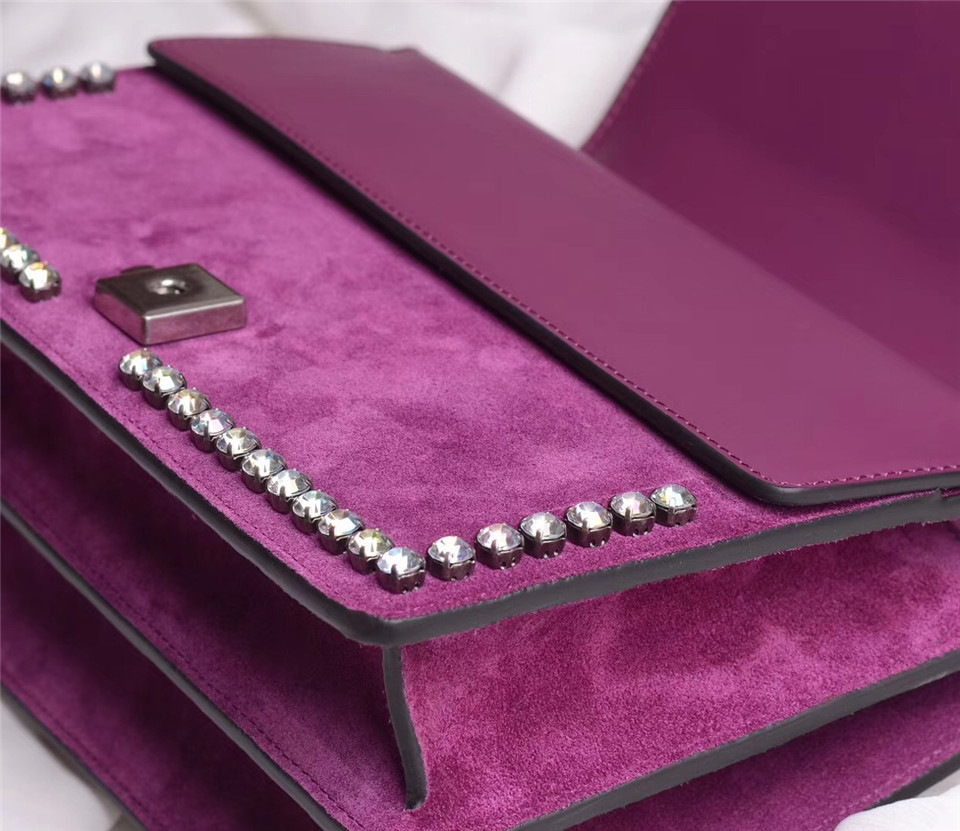 Gvc*1 Dionysus Calfskin Purple Bag 400249