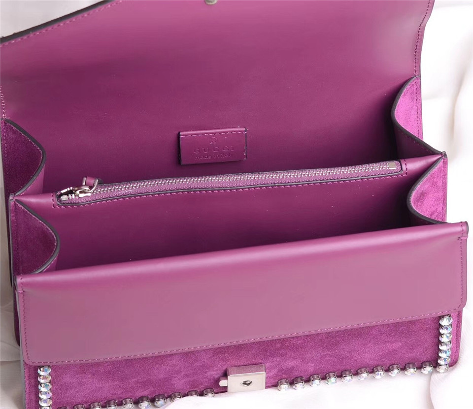 Gvc*1 Dionysus Calfskin Purple Bag 400249