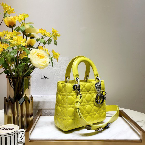 D10r Lady Yellow Handbag 20CM