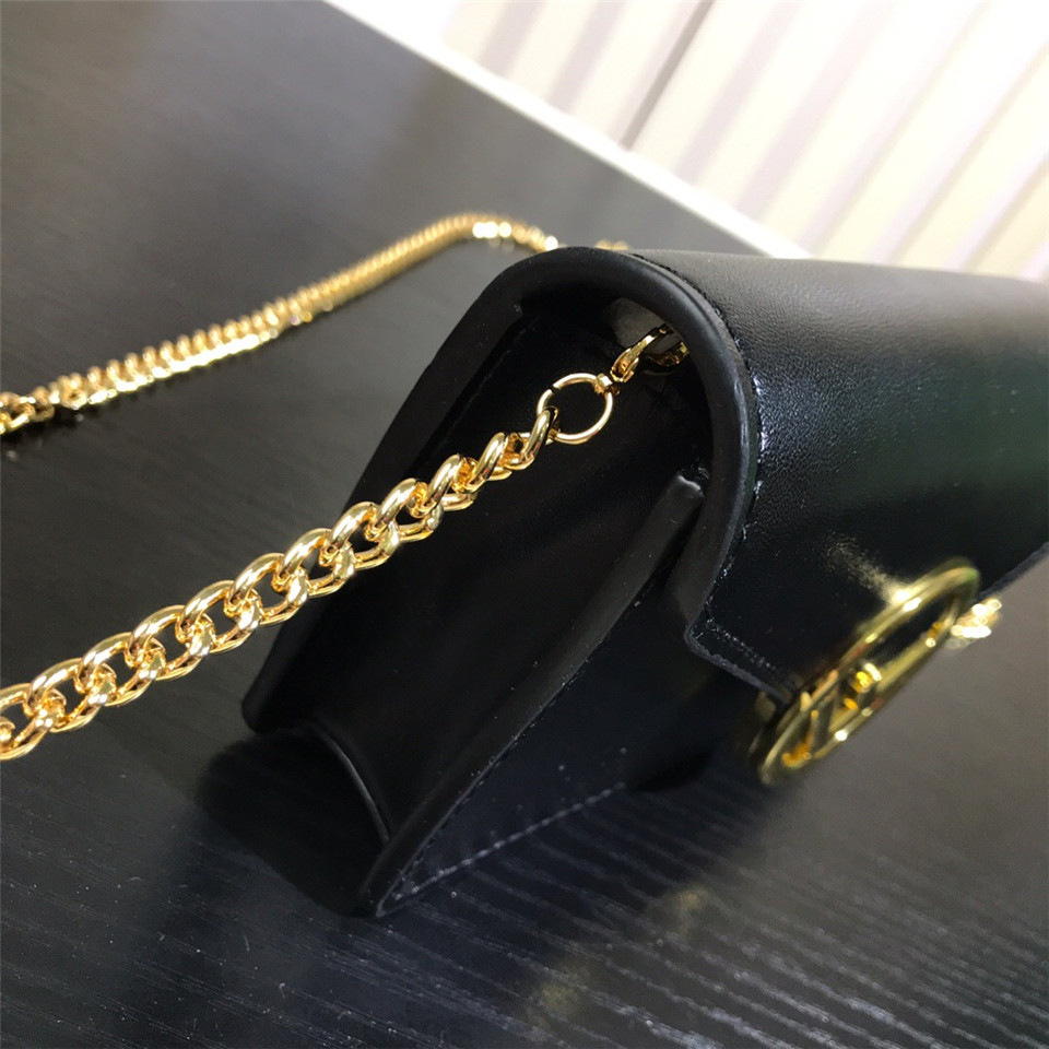 F**di Original Calfskin Leather Pocket in Black