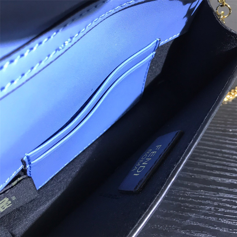 F**di Original Calfskin Leather Pocket in Blue