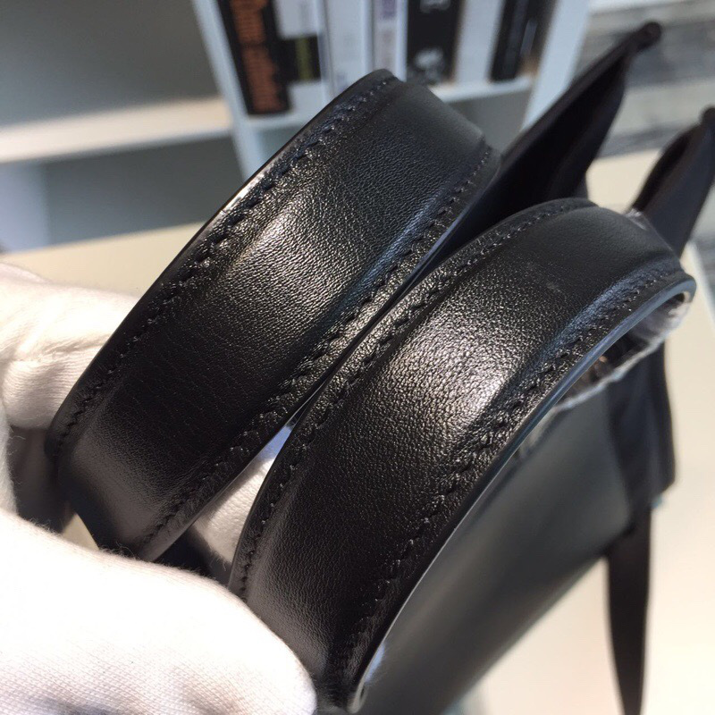F**di Tote Montage Leather Handbag Black