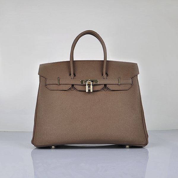 H**me5 original togo leather birkin 30cm bag in Dark Coffee