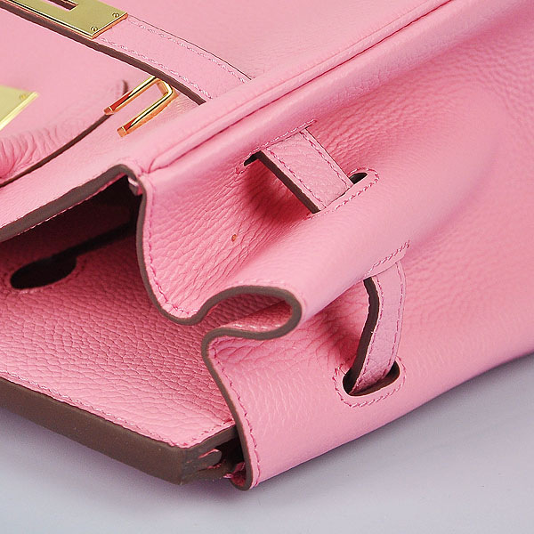 H**me5 original togo leather birkin 30cm bag in Pink