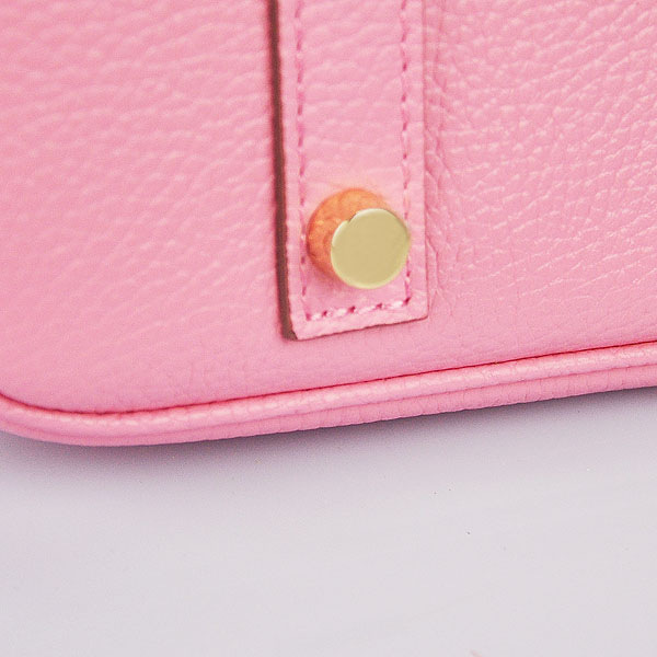 H**me5 original togo leather birkin 30cm bag in Pink