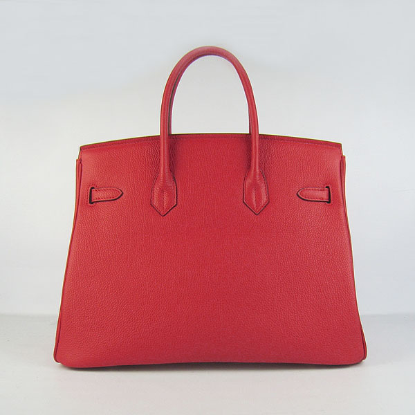 H**me5 original togo leather birkin 30cm bag in Red