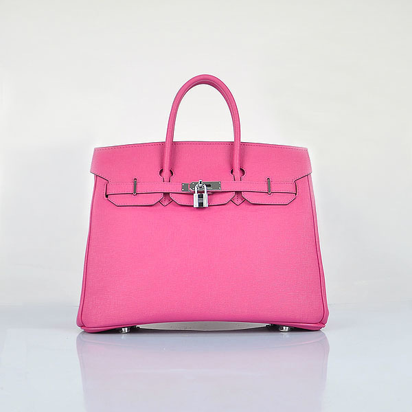 H**me5 original togo leather birkin 30cm bag in Rose Red