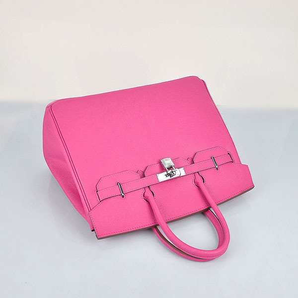 H**me5 original togo leather birkin 30cm bag in Rose Red