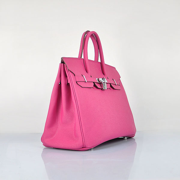 H**me5 original togo leather birkin 30cm bag in Rose Red