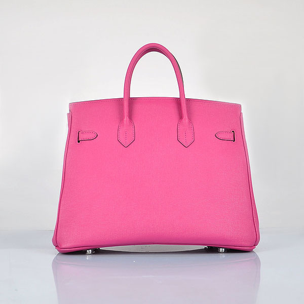 H**me5 original togo leather birkin 30cm bag in Rose Red