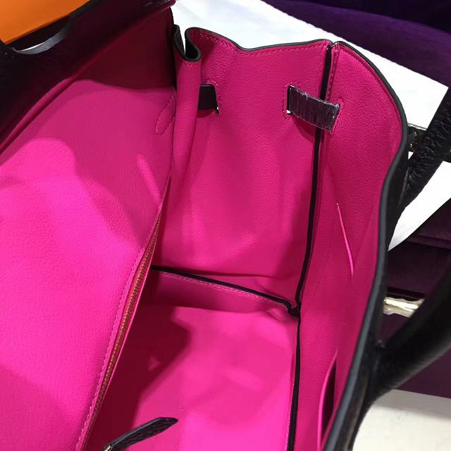 H**me5 original togo leather birkin 30cm bag in Black