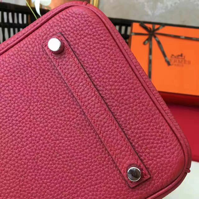 H**me5 original togo leather birkin 30cm bag in Wine Red