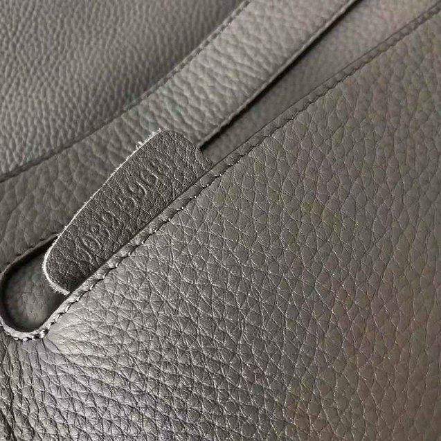 Chloe original calfskin crossbody saddle bag in Gray