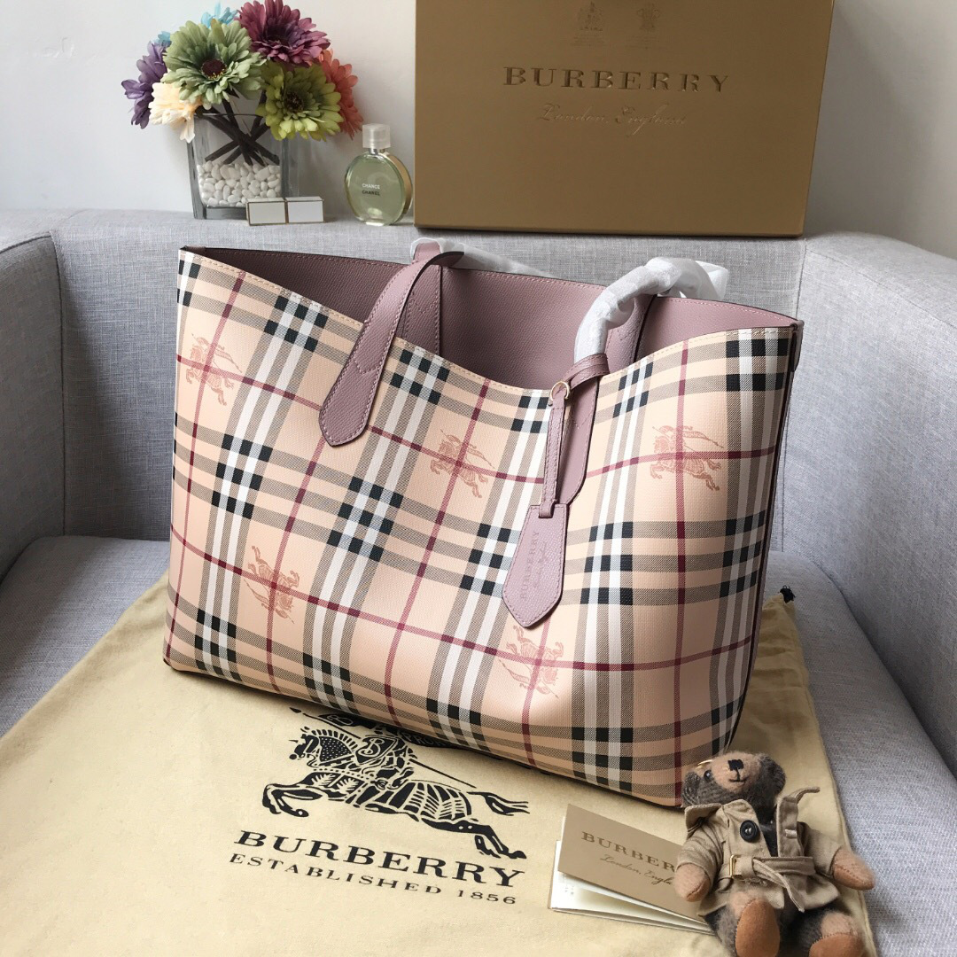 Bv*b*rry Double Side Shopping bag for Women in Pink